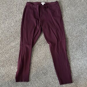 Women’s Burgundy Pants